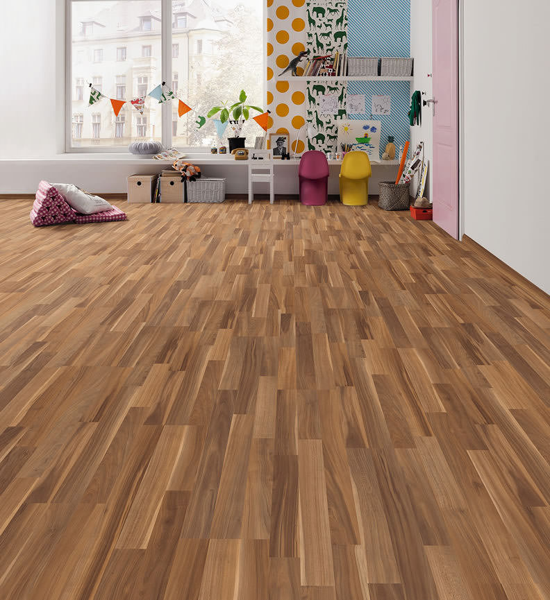 HARO Laminat Nussbaum Pore Schiffsboden 3-Stab | Sonderedition | 2.Wahl | 17 m²-4018427263706