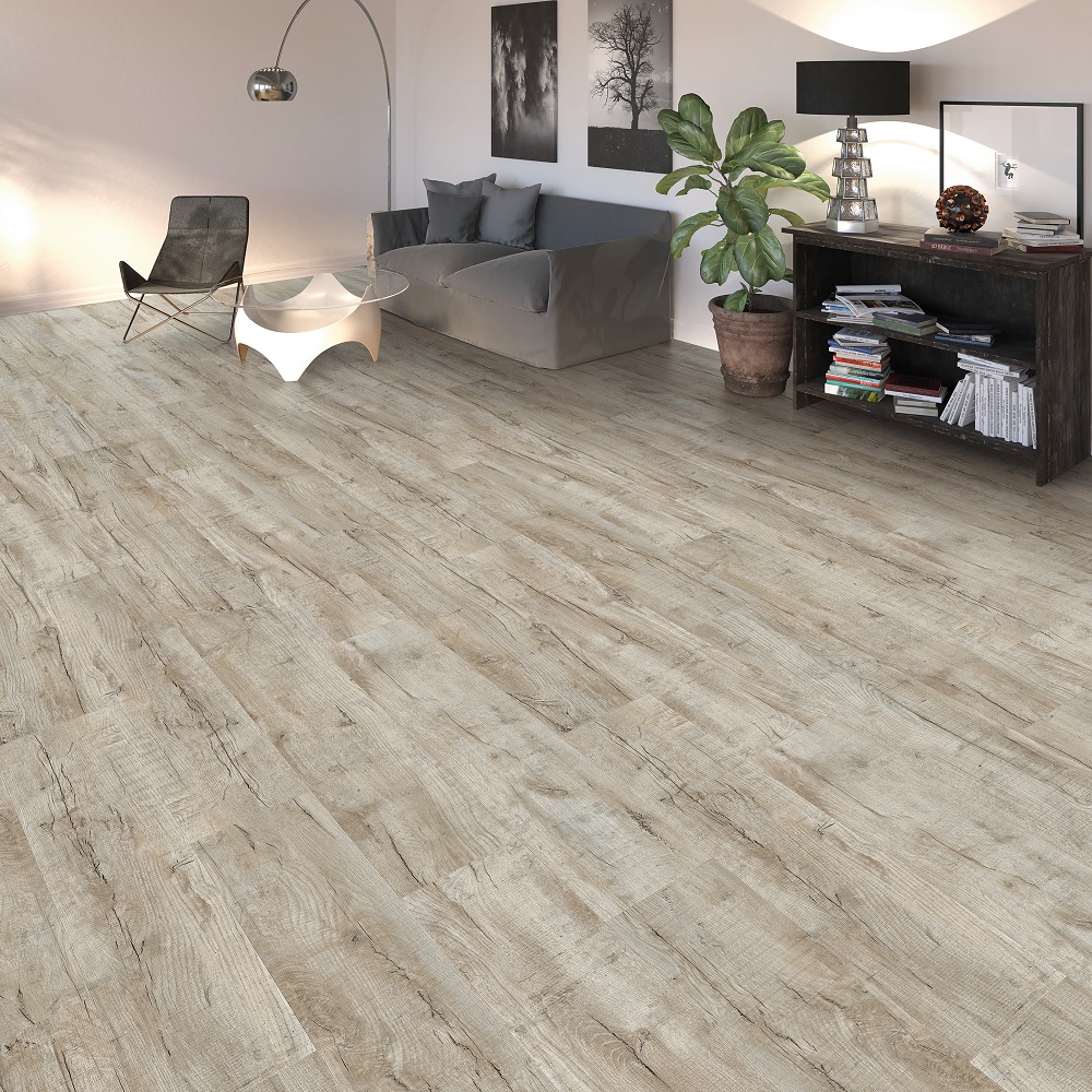 HARO Vinylboden Eiche Cardiff weiß Landhausdiele 4VM | DISANO SmartAqua | 2. Wahl | 24 m²-4018427468439