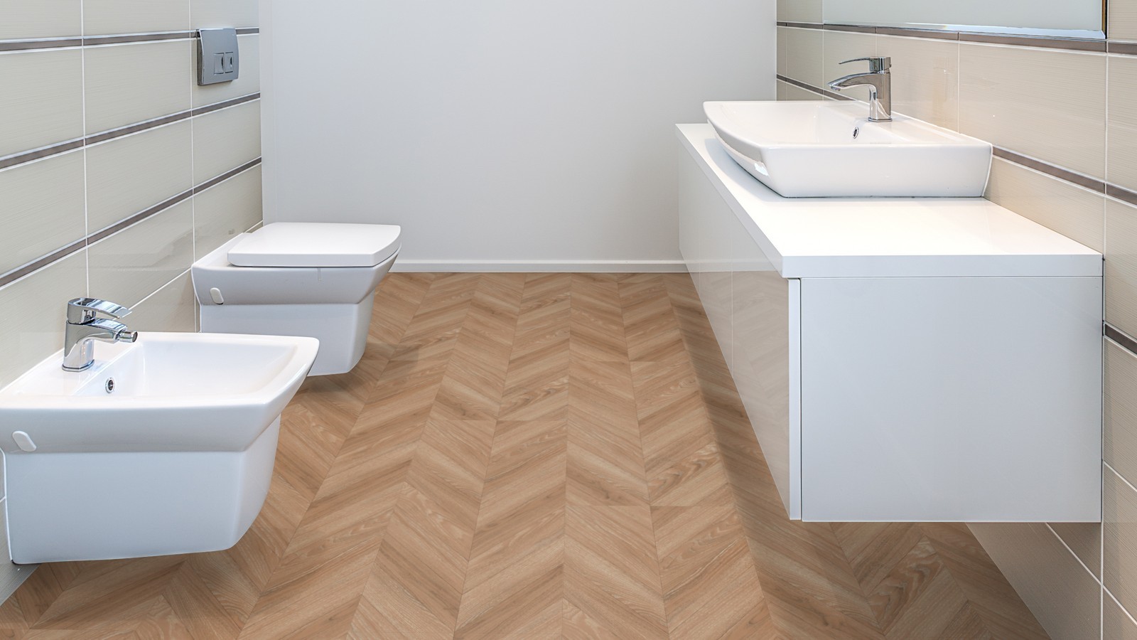 TER HÜRNE Vinylboden Eiche Oakland braun Fischgrät J12 | Stone Choice | 17 m²-4012853128677