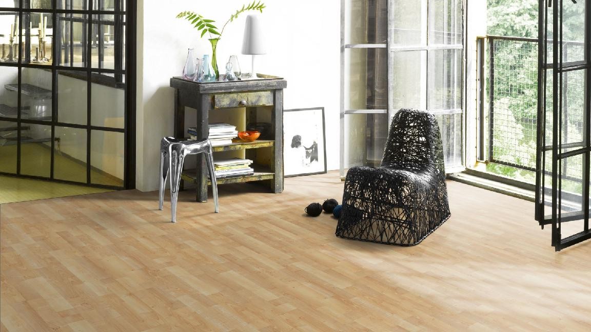 Laminat Ahorn Natur Schiffsboden 3-Stab Holzstruktur | Home Collection | 28 m²-4014809116318