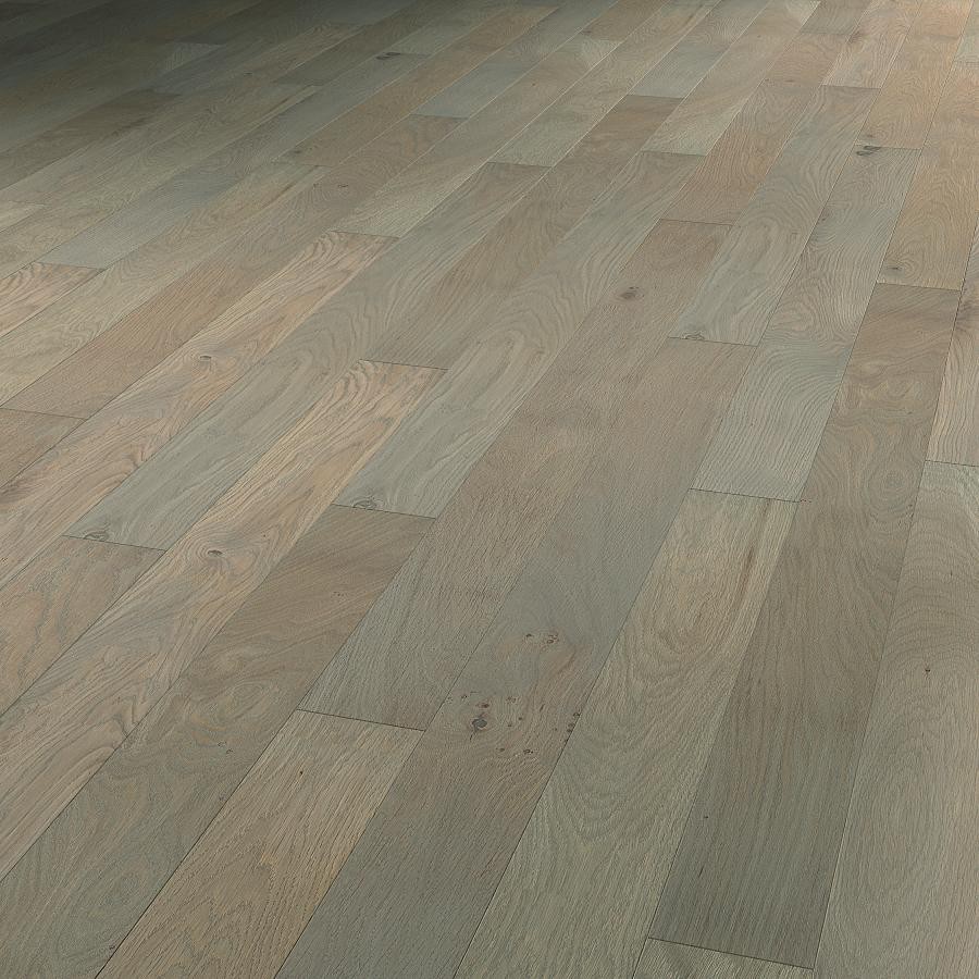 TER HÜRNE Massivholzdiele Eiche europäisch grau geölt | Elemental Selection | 20 m²-4012853092923