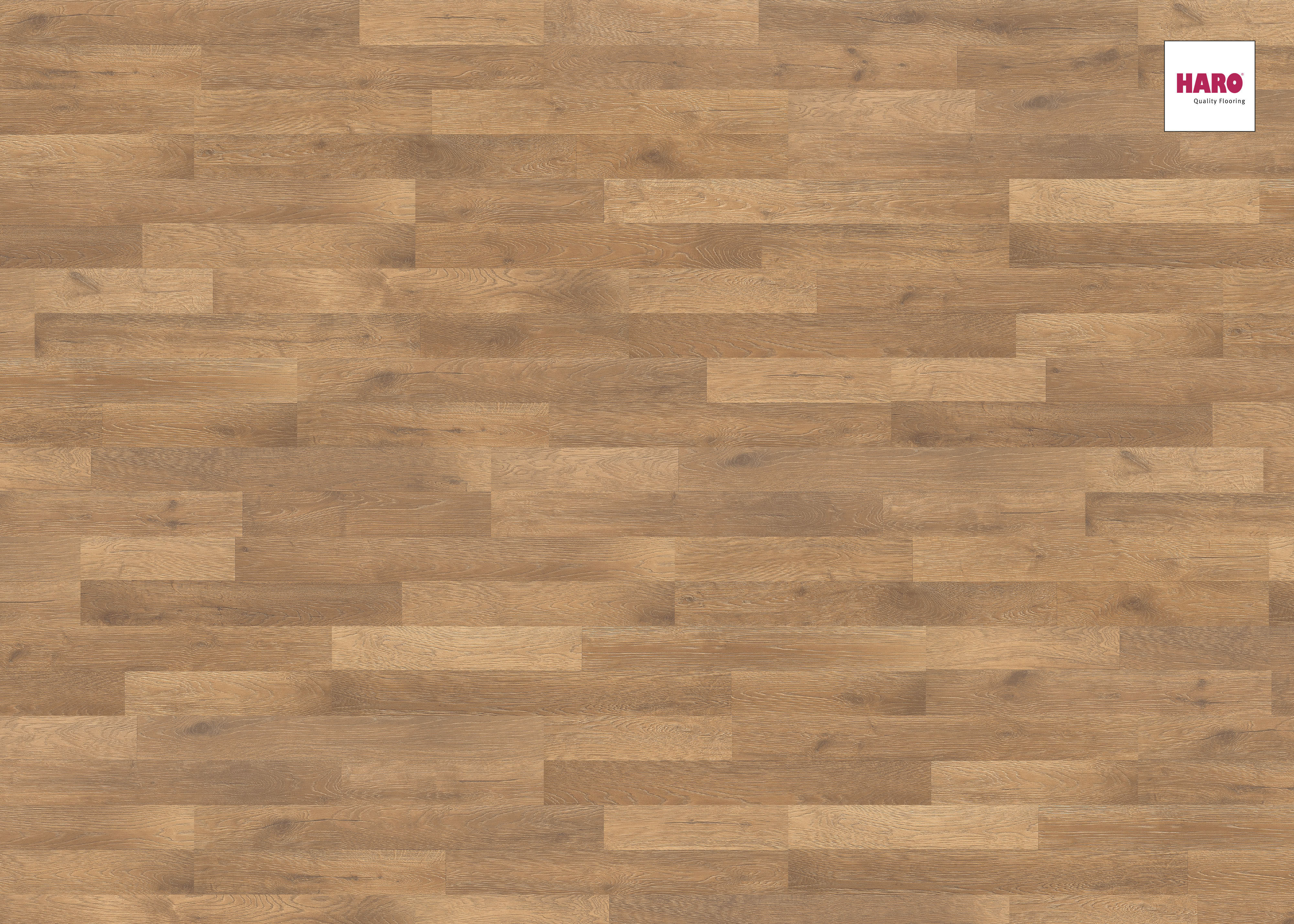 HARO Laminat Eiche Artico cognac authentic 2-Stab | Tritty 100 | 2.Wahl | 26 m²-4018427376963