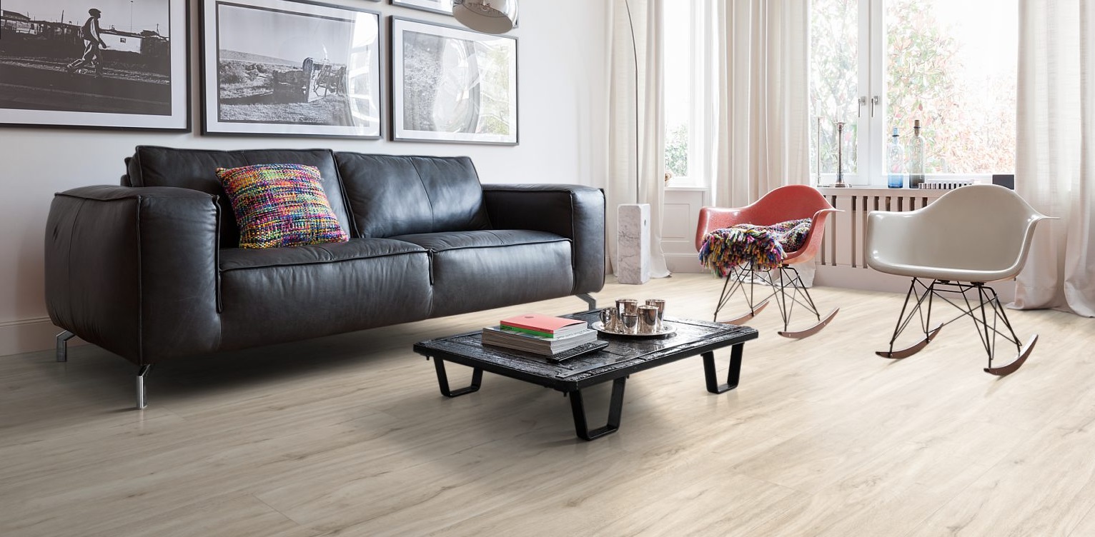 HARO Vinylboden Eiche Glacier Landhausdiele XL 4-seitige V-Fase | DISANO Sonderedition-4018427433970