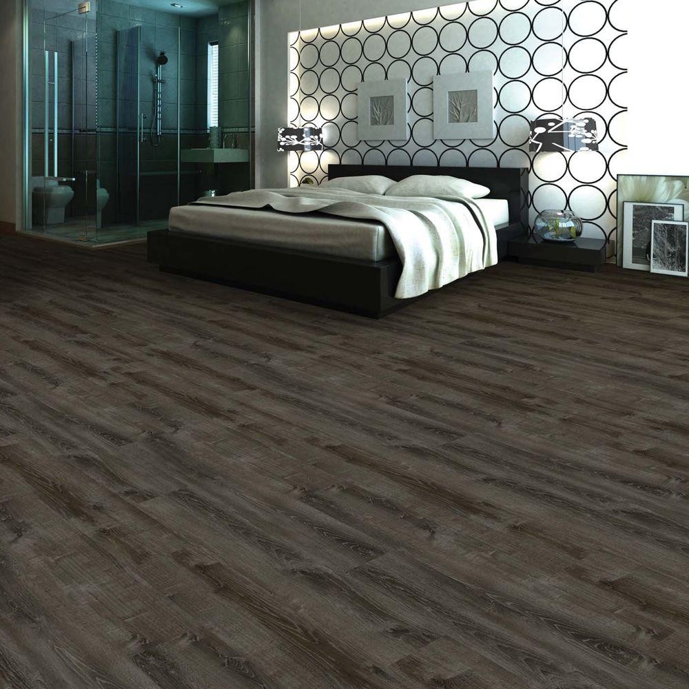 ALLURE LOCKING Vinylboden Smoked Oak Grey XL Struktur Landhausdiele mit V-Fuge-8715359166957