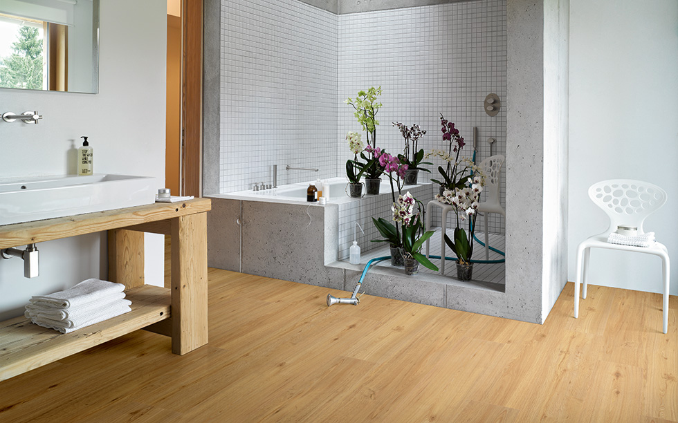 PARADOR Vinylboden Eiche natur Landhausdiele Gebürstete Struktur 4-seitige Fase | Basic 5.3 | 18 m²-4014809203346