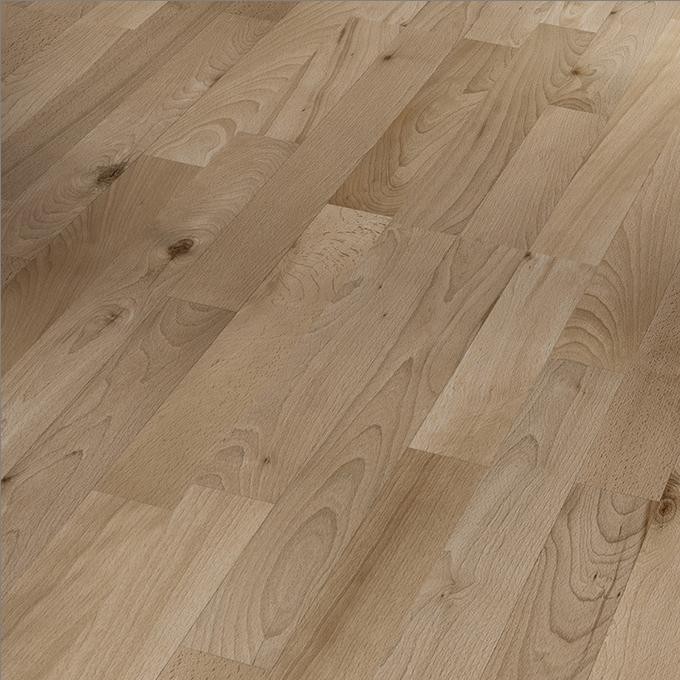 SCHÖNER WOHNEN Laminat Buche gedämpft Schiffsboden 3-Stab Holzstruktur | Home Collection | 24 m²-4014809160021