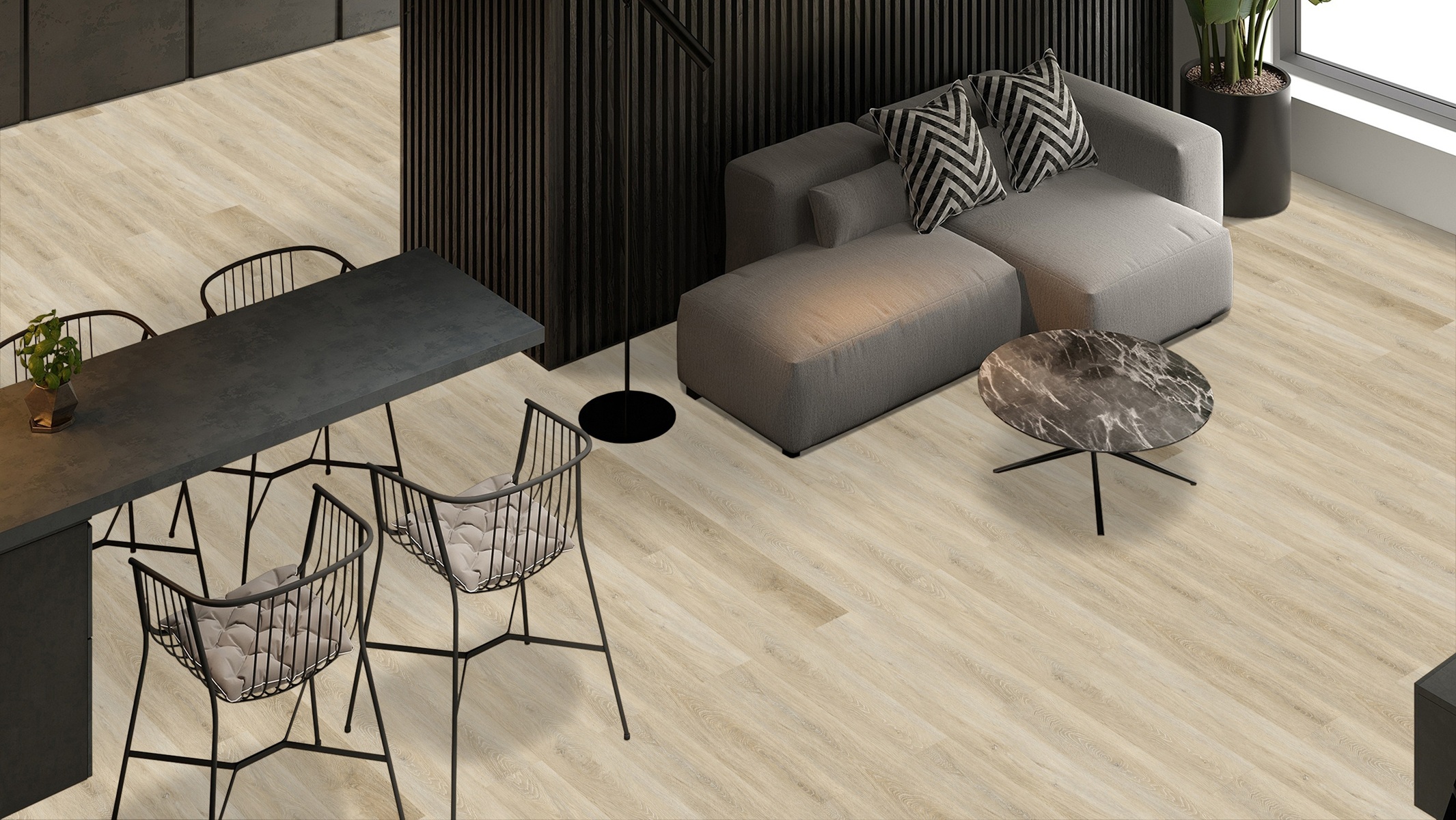 CHECK Vinylboden 4126 Tripolis Eiche Landhausdiele 4-seitige Fase-4250055115983