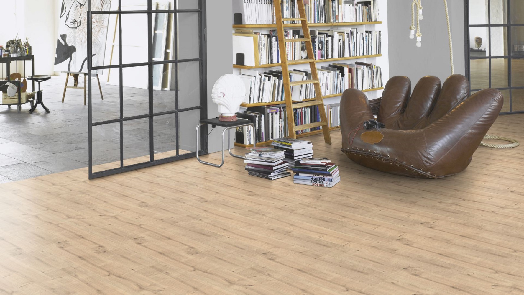 PARADOR Laminat Eiche geschliffen Landhausdiele Seidenmatte Struktur 4-seitige V-Fuge | Classic 1050-4014809153924 PARADOR Laminat Eiche geschliffen Landhausdiele Seidenmatte Struktur 4-seitige V-Fuge | Classic 1050-4014809153924
