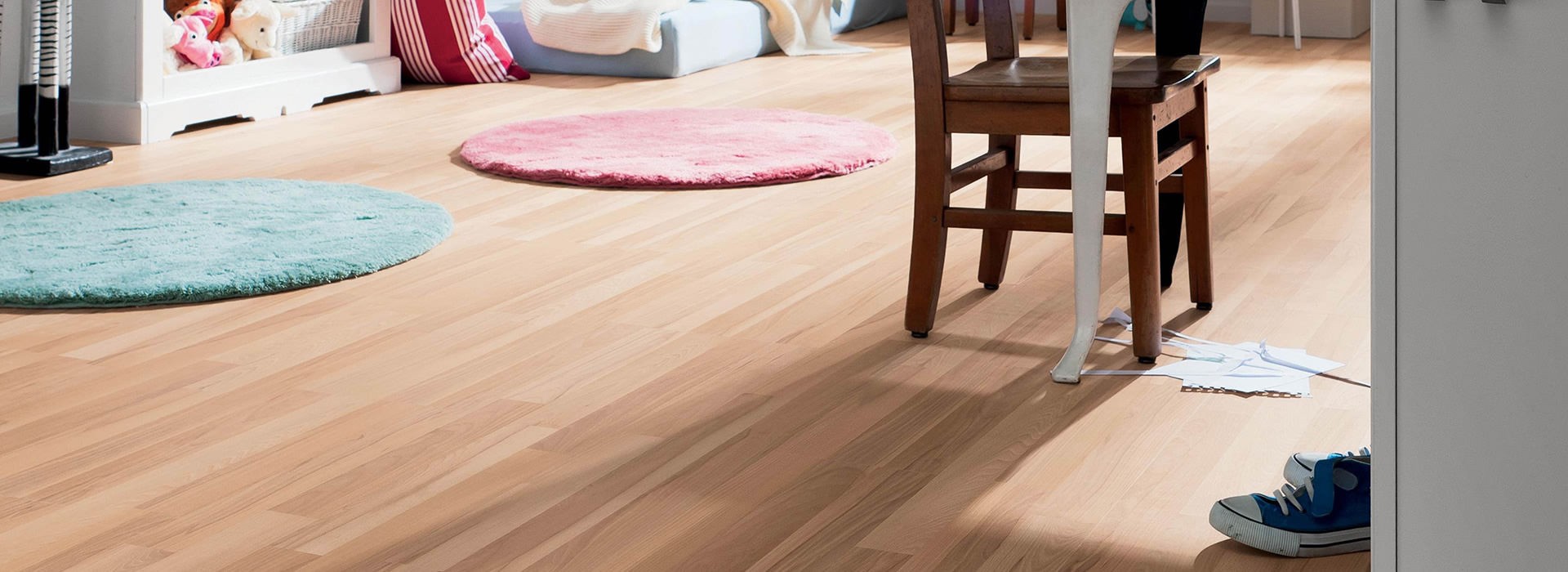 HARO Laminat Kernbuche Pore Schiffsboden 3-Stab | Tritty 75 | 2.Wahl-4018427320713