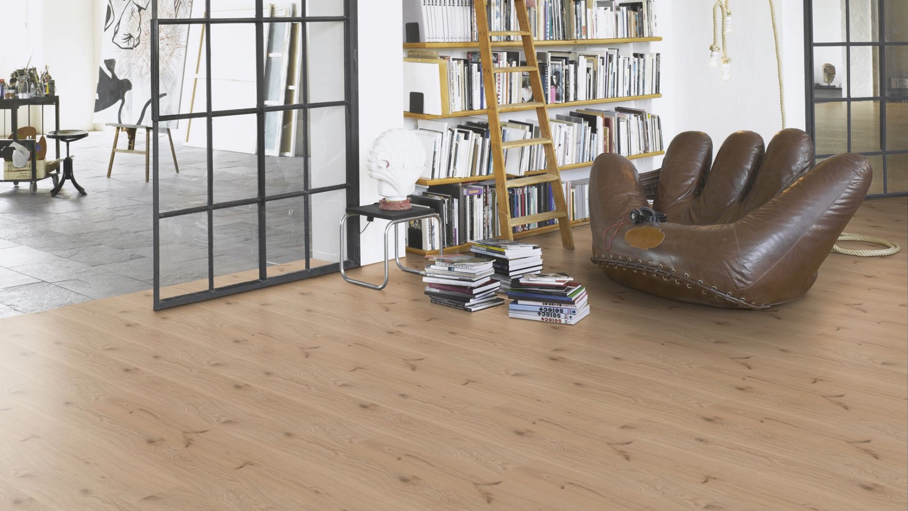 PARADOR Parkett Eiche Landhausdiele lackversiegelt matt weiß Minifase | Markenaktion | 20 m²-4014809156765