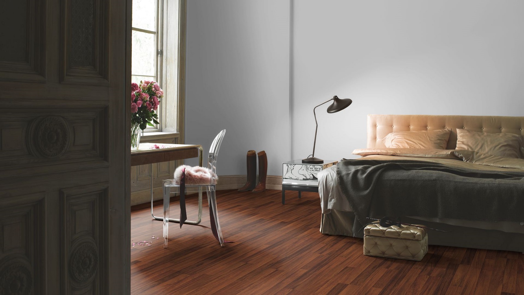 PARADOR Laminat Merbau Schiffsboden 2-Stab Feinholzstruktur | Classic 1050 | 32 m²-4014809157649