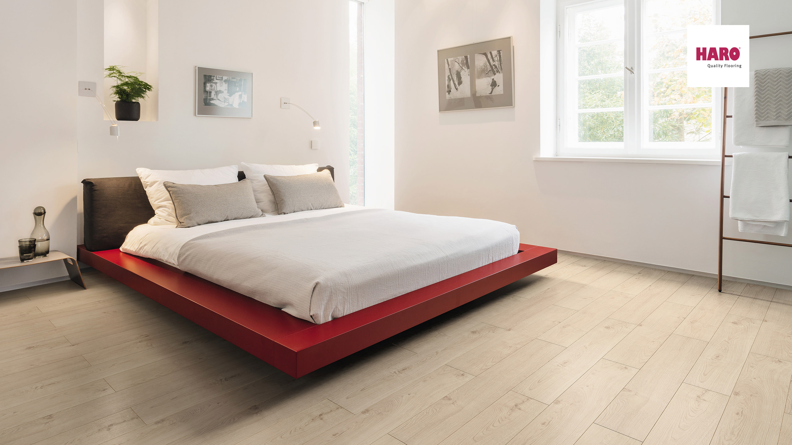 HARO Korkboden Arteo XL 4V Eiche Portland weiß permaDur | Corkett-4018427427269