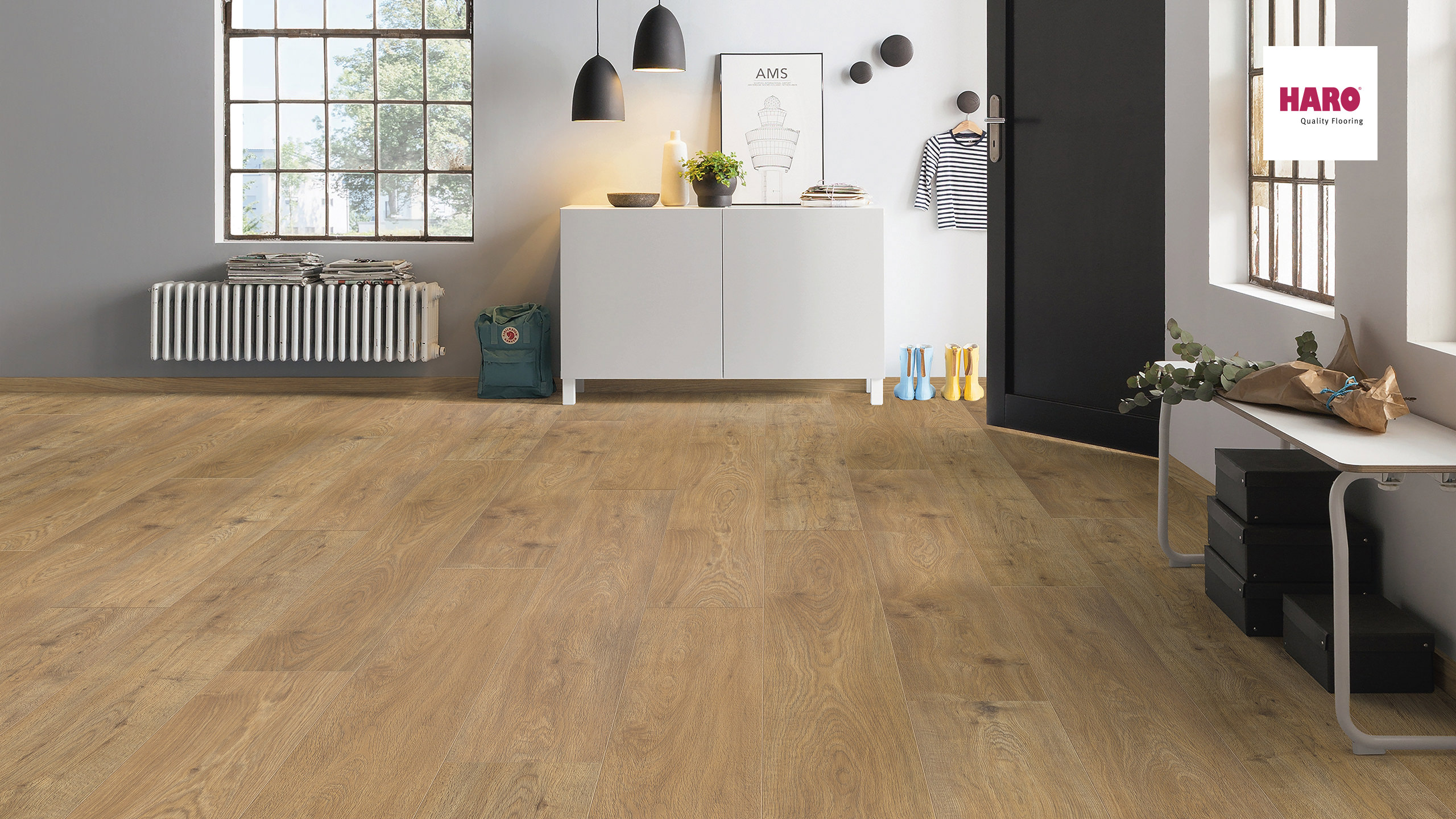 HARO Laminat Eiche Sicilia natur Landhausdiele 4V | Tritty 200 Aqua Gran Via | 2.Wahl | 25 m²-4018427426972