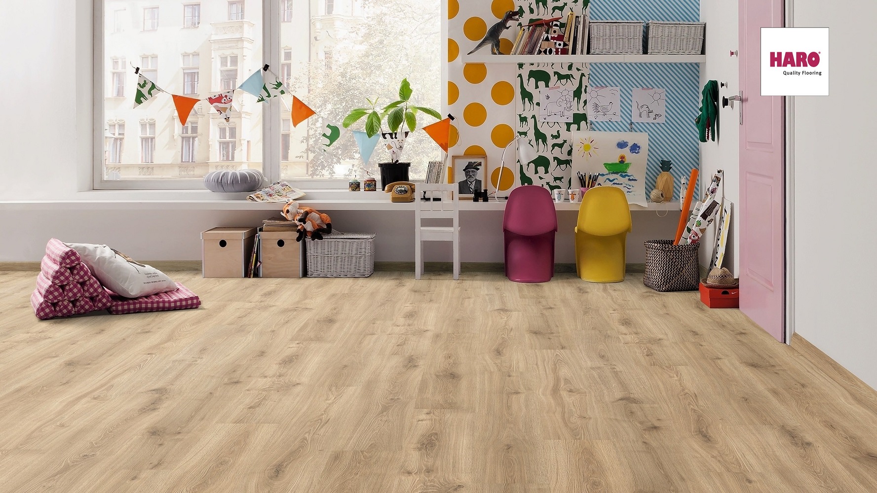 HARO Laminat Eiche Olbia soft matt Landhausdiele | Sonderedition | 2.Wahl | 23 m²-4018427447854