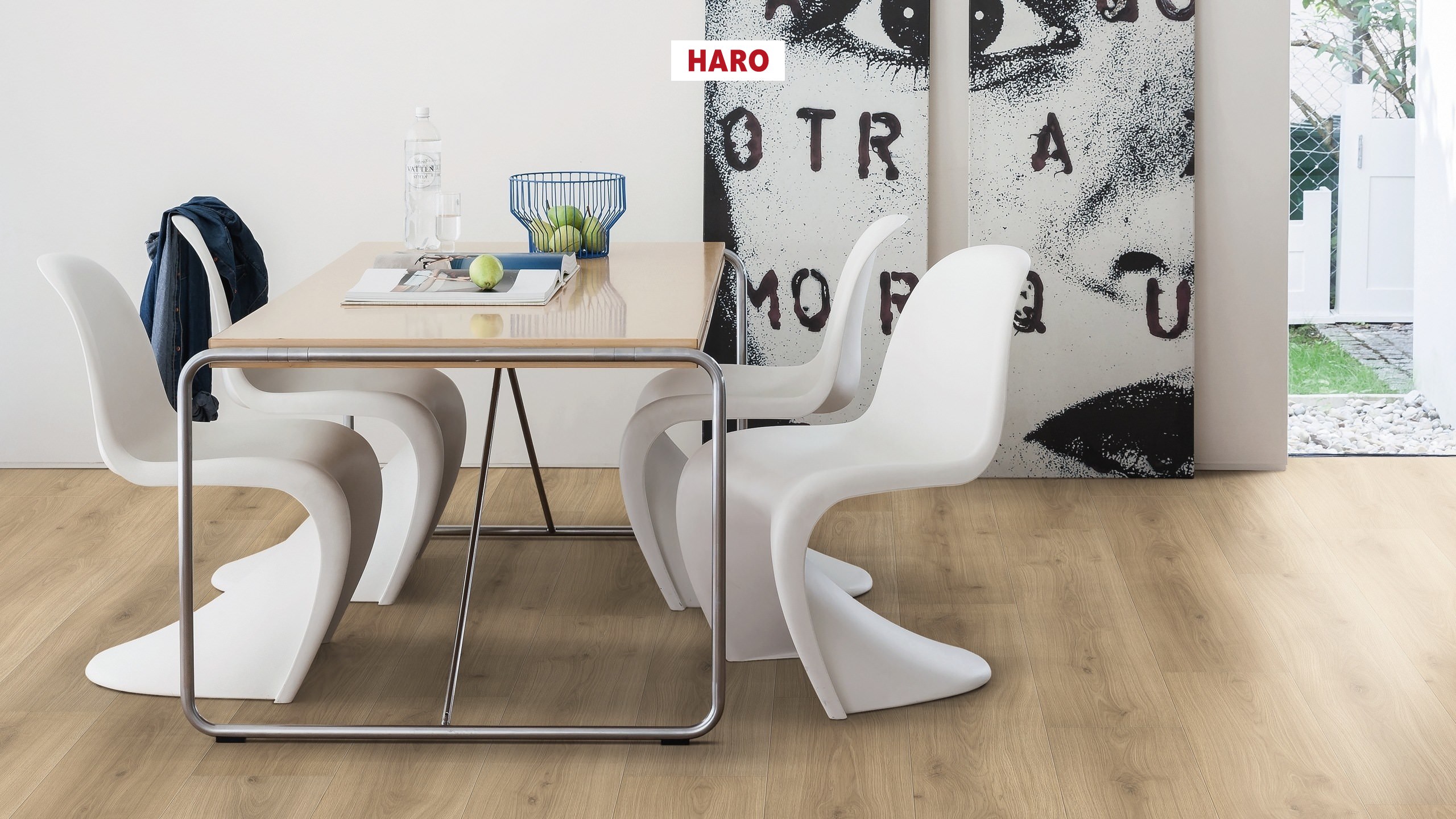 HARO Laminat Eiche Emilia puro Landhausdiele 4V | Tritty 100 Campus | 2.Wahl | 34 m²-4018427448189
