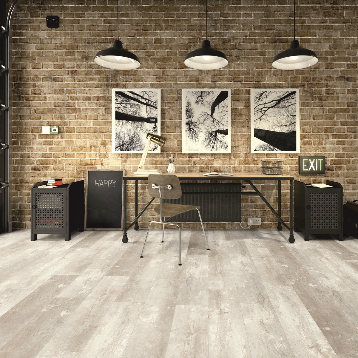 TER HÜRNE Design-Vinylboden Eiche Henry gebürstet Landhausdiele | Friends