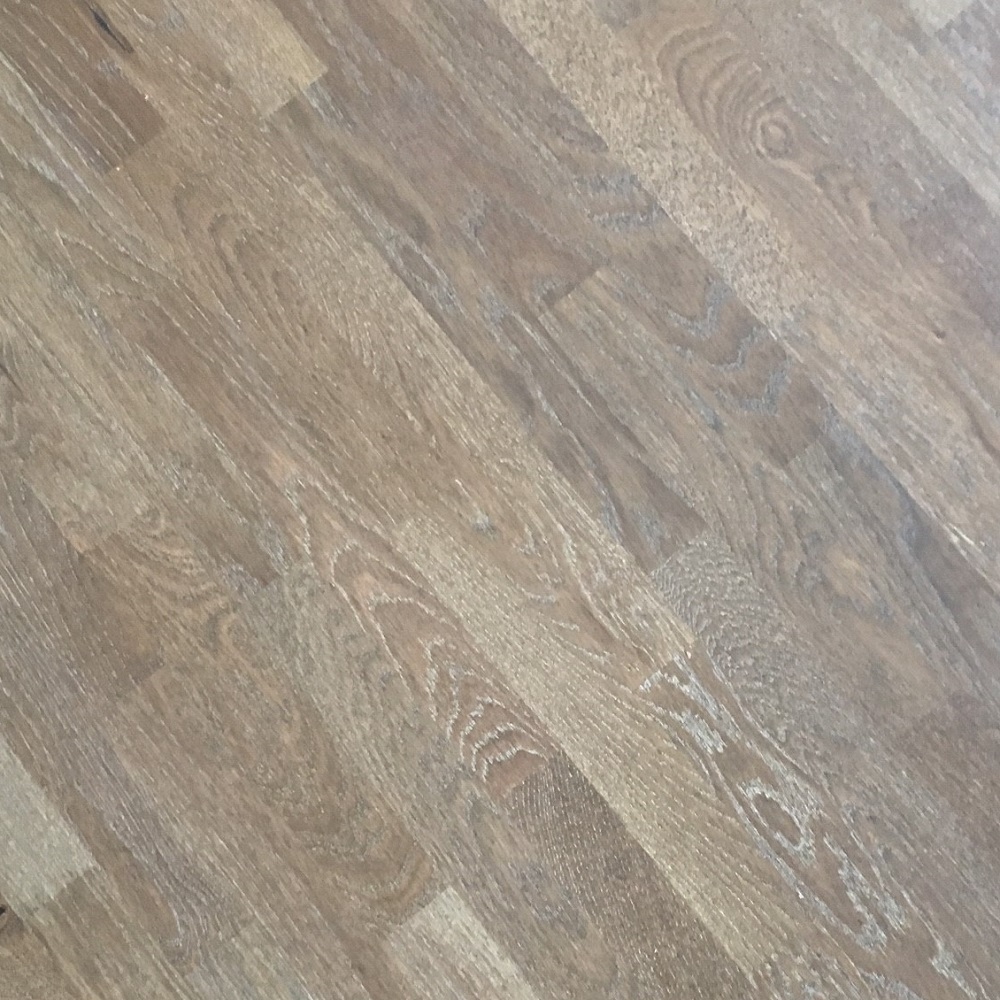 SCHÖNER WOHNEN Parkett Eiche Earth gebürstet Schiffsboden 3-Stab lackversiegelt matt | 11 m²-4014809200956