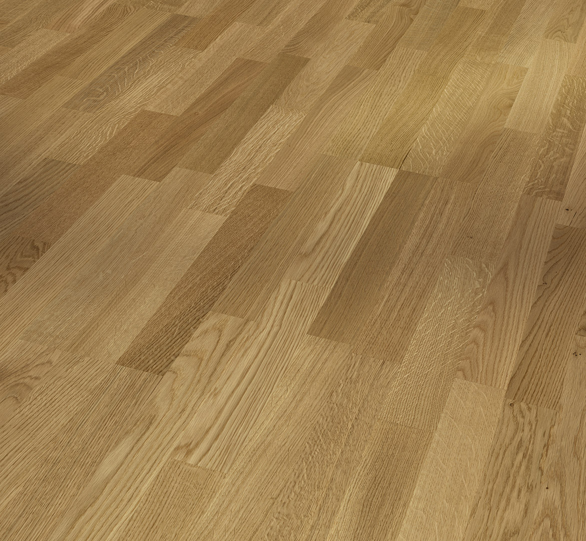 PARADOR Parkett Eiche Natur Schiffsboden 3-Stab lackversiegelt matt | Classic 3060 | 32 m²-4014809162100 guenstig bei bodenverkauf.de kaufen PARADOR Parkett Eiche Natur Schiffsboden 3-Stab lackversiegelt matt | Classic 3060 | 32 m²-4014809162100