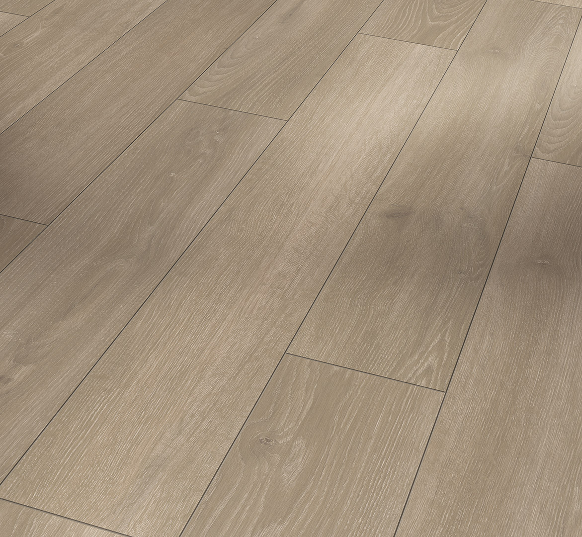 PARADOR Laminat Eiche Skyline perlgrau Landhausdiele Naturmattstruktur 4V | Classic 1050