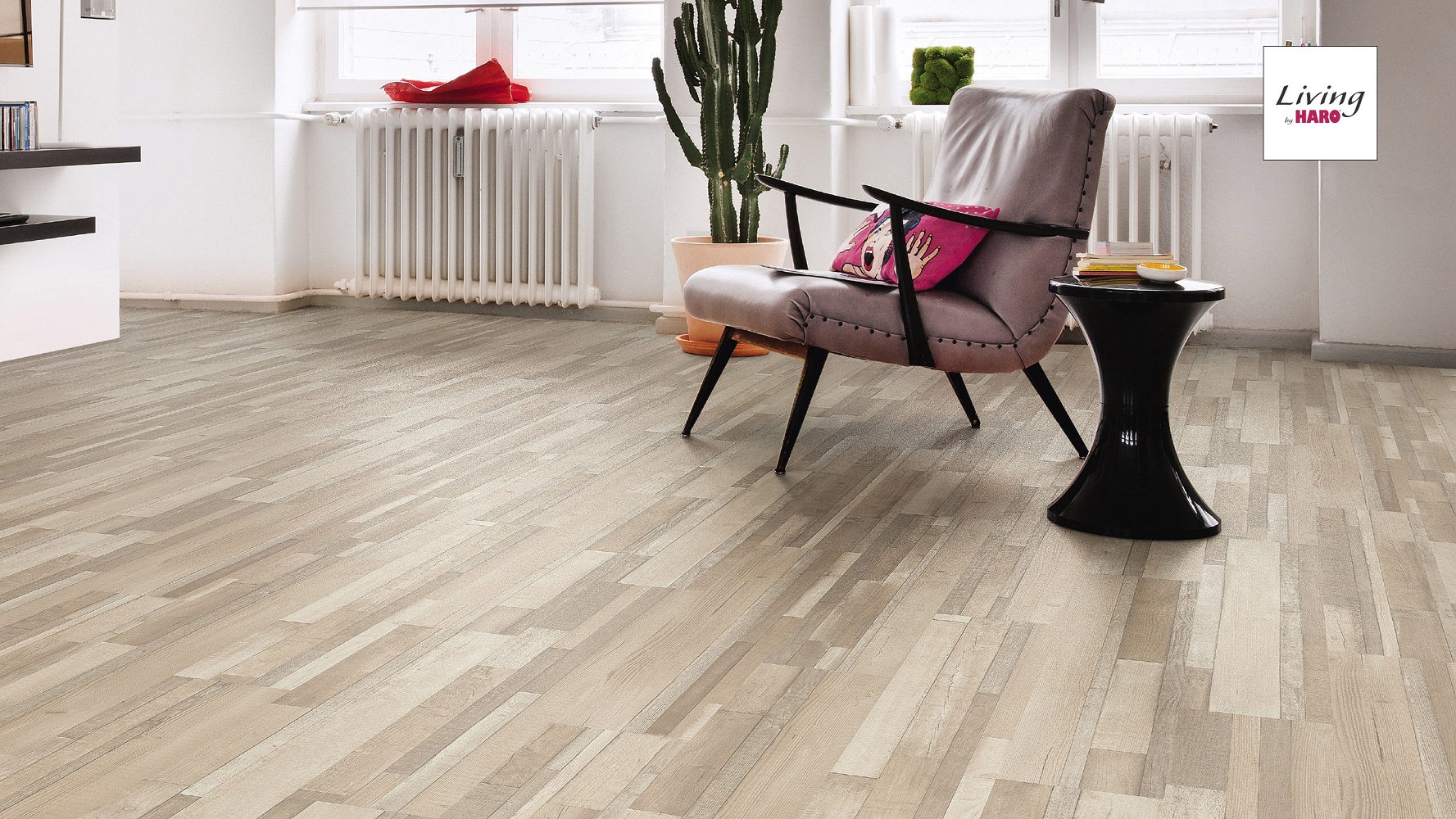 HARO Laminat Eiche Fresco Landhausdiele strukturiert matt | Living | 11 m²-4018427386665 guenstig bei bodenverkauf.de kaufen HARO Laminat Eiche Fresco Landhausdiele strukturiert matt | Living | 11 m²-4018427386665