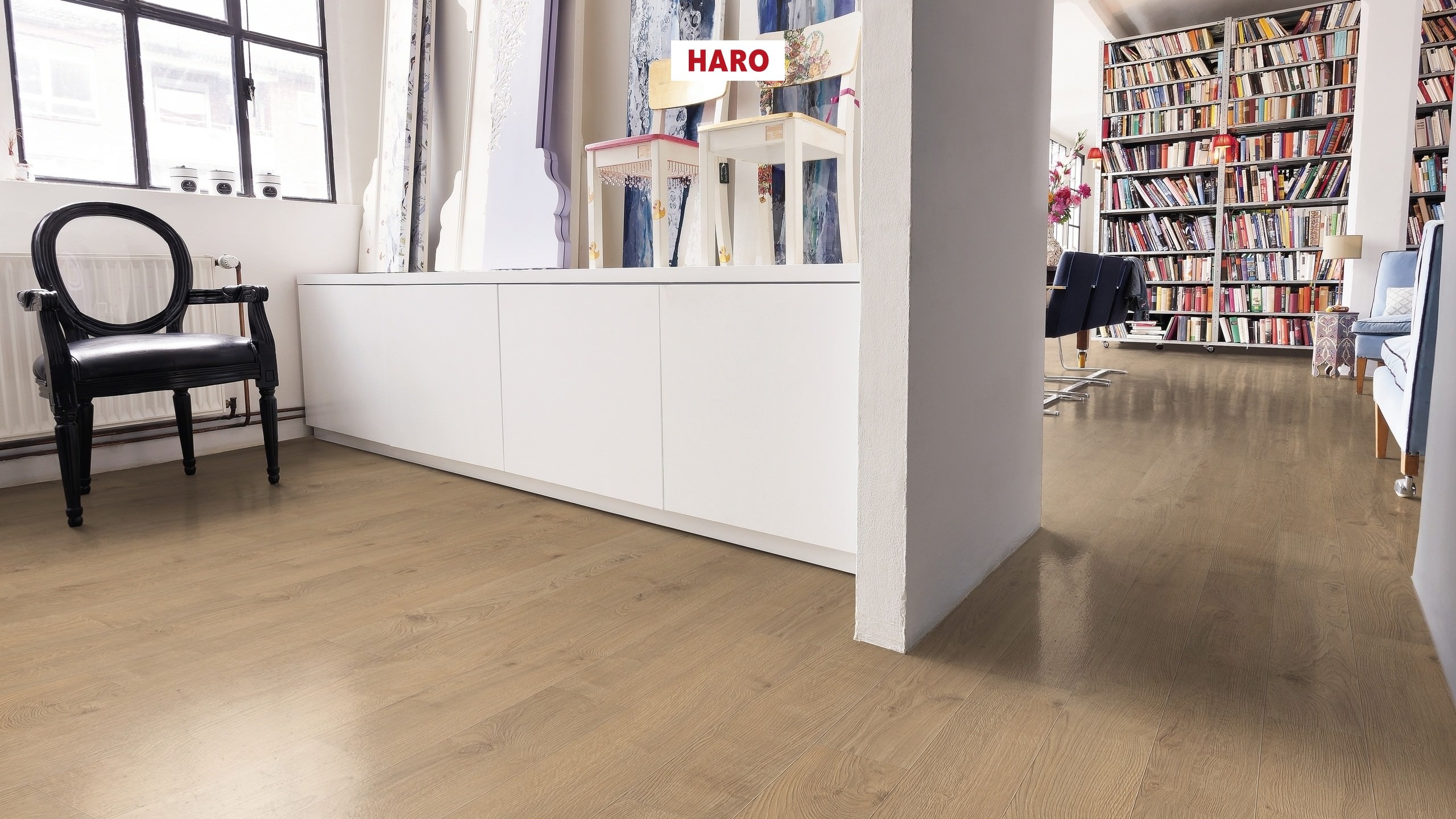 HARO Laminat Eiche Portland puro Landhausdiele | Tritty 100 Loft | 2.Wahl | 17,5 m²-4018427448141
