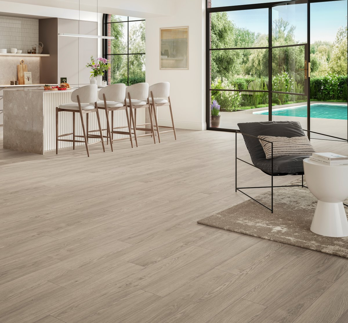 PARADOR Laminat Eiche Mont Blanc grau Matte Holzstruktur 4-seitige V-Fuge | Trendtime 1-4014809267853 - bodenverkauf.de PARADOR Laminat Eiche Mont Blanc grau Matte Holzstruktur 4-seitige V-Fuge | Trendtime 1-4014809267853