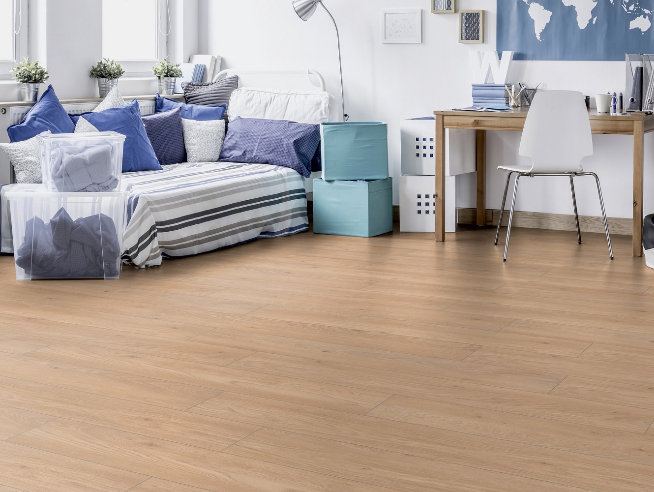 TER HÜRNE Laminat Eiche no. 711 Landhausdiele 4-seitige V-Fuge | base.59-4012853128059