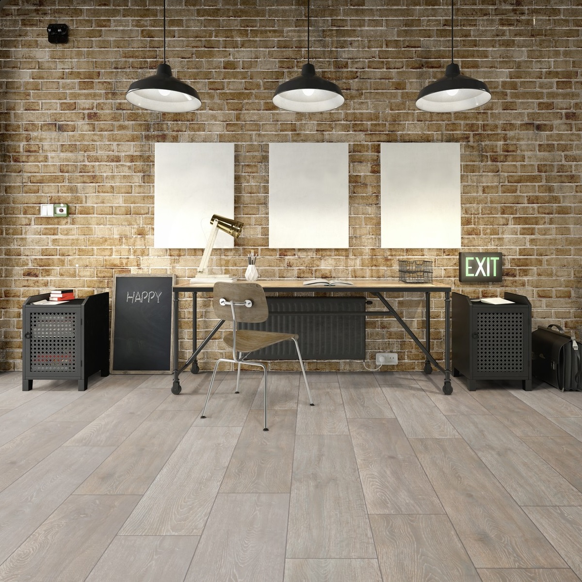 TER HÜRNE Laminat Eiche Irish Pub Landhausdiele breit 4-seitige V-Fuge | Trend Line | 24 m²-4012853133244