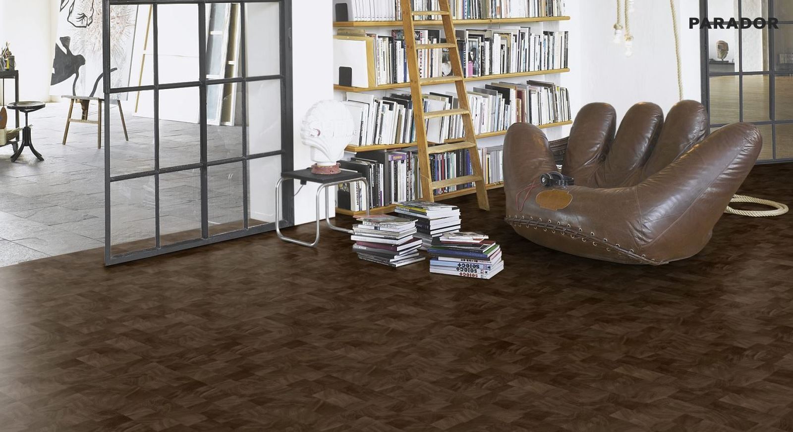 PARADOR Laminat Eiche Hirnholz geräuchert Ölstruktur | Classic 1050 | 17 m²-4014809172376