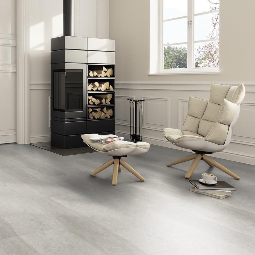 TER HÜRNE Vinylboden Stein Lucca weiß J01 | Stone Choice Compact | 23,5 m²-4012853128646
