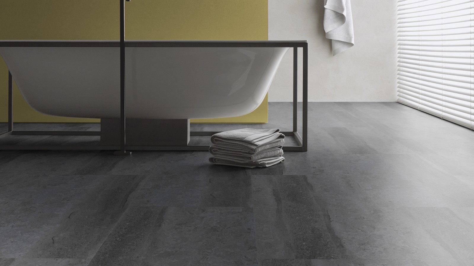 TER HÜRNE Vinylboden Stein Monaco anthrazit J09 | Stone Choice Compact | 21 m²-4012853128653