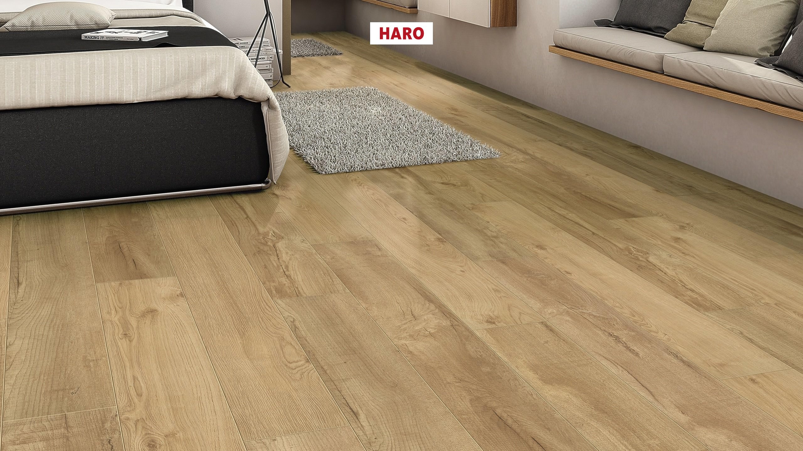 HARO Korkboden Eiche Portland invisible strukturiert | Arteo XL 4V-4018427505837