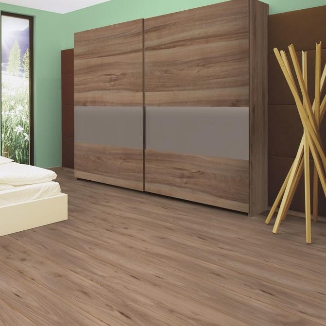 Laminat Ulme Hell Landhausdiele mit V-Fuge: 9,0 m²-9006936050899