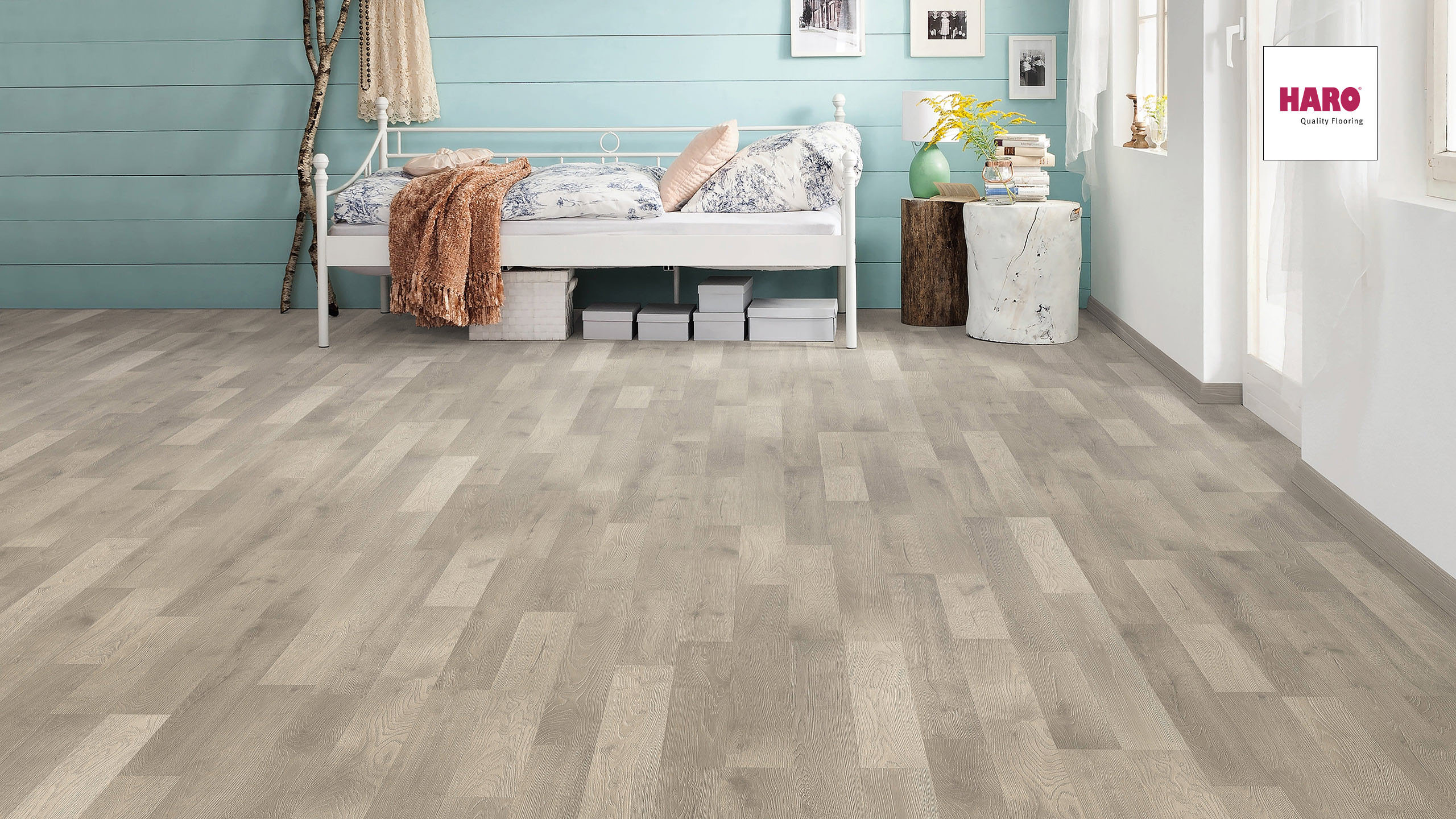 HARO Laminat Eiche Artico grau authentic 2-Stab | Tritty 75 | 2.Wahl | 20,5 m²-4018427376871