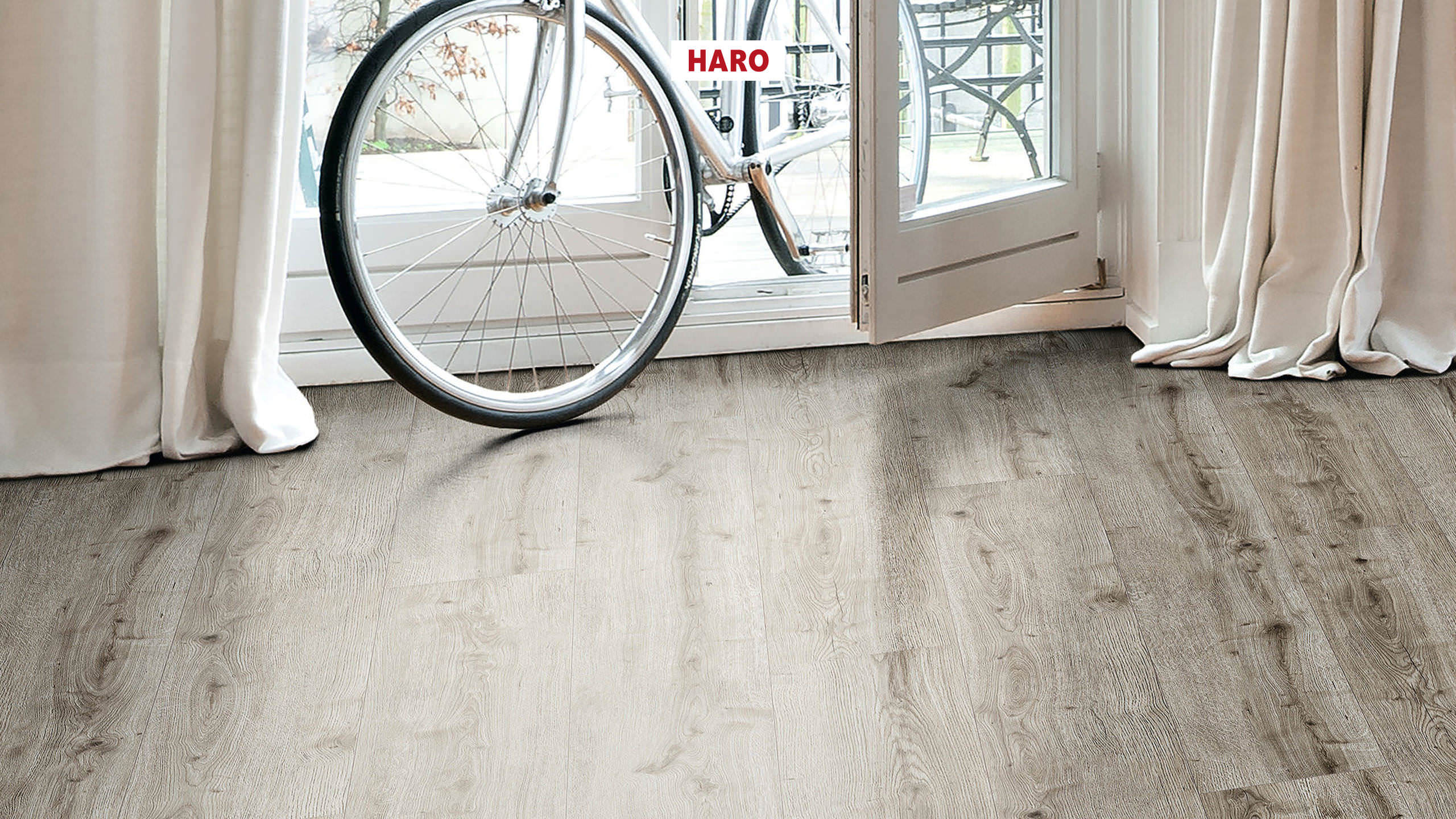 HARO Designboden Eiche Ontario grau Landhausdiele 4V | DISANO WaveAqua | 2. Wahl-4018427471835