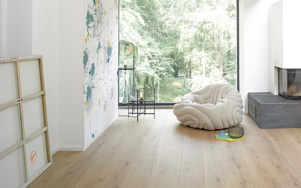 PARADOR Laminat Eiche Castell gekälkt Schlossdiele 4-seitige V-Fuge | Trendtime 6-4014809129646