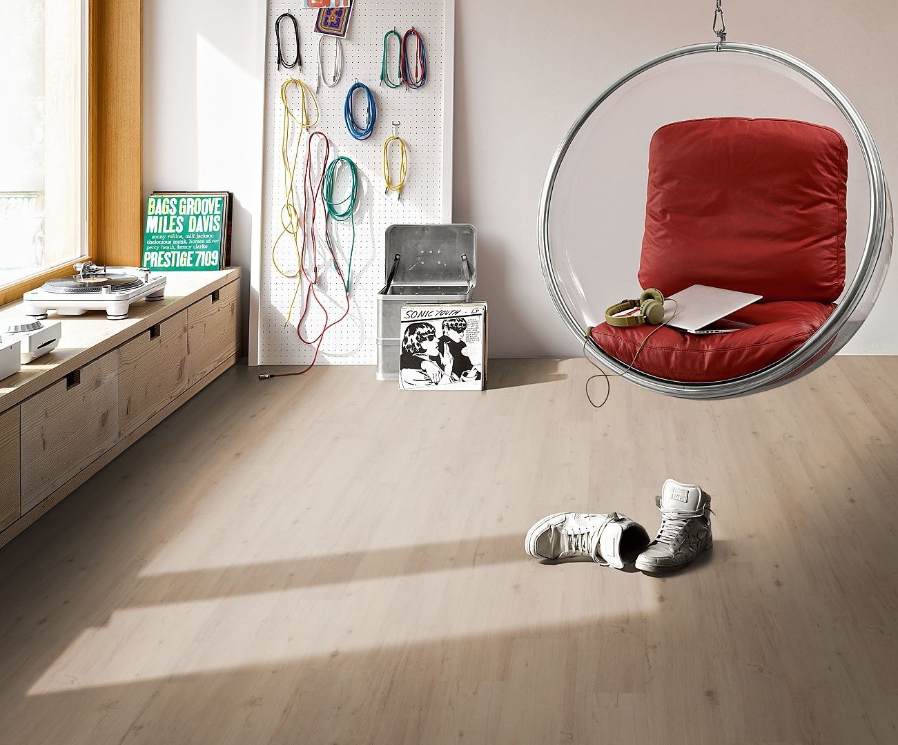 PARADOR Vinyl Eiche macchiato Landhausdiele Gebürstete Struktur | Click In | 18 m²-4014809190493