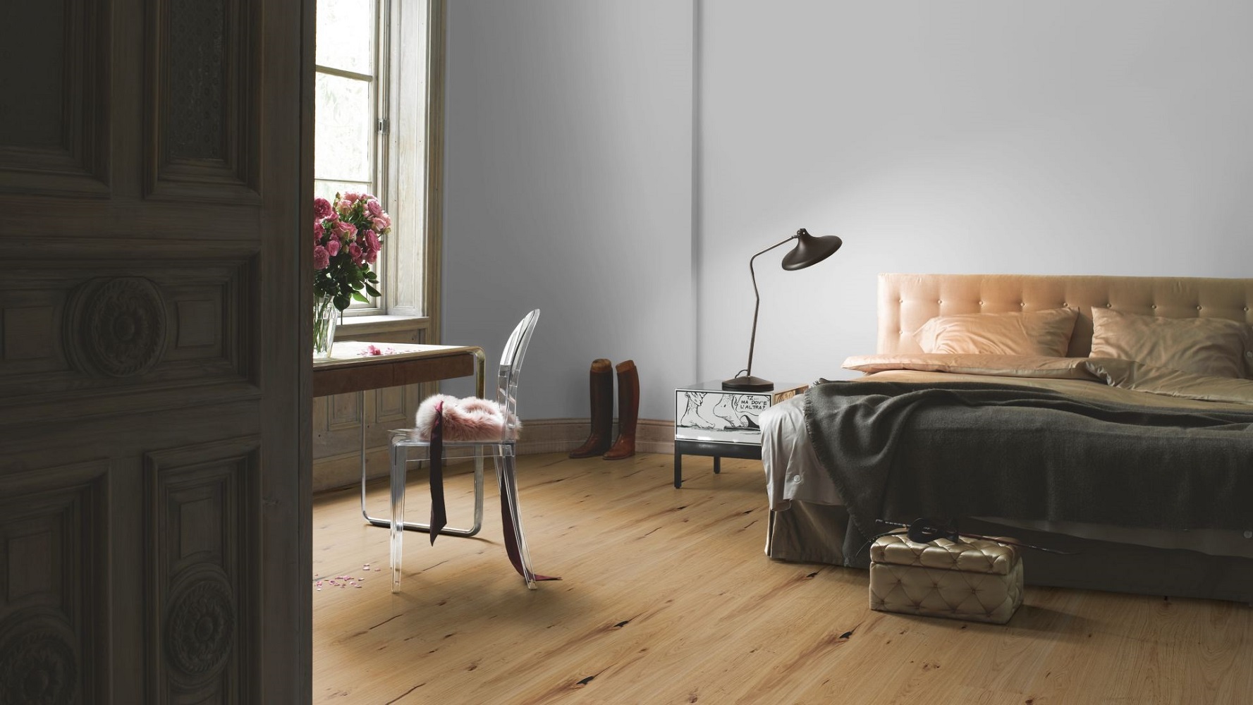 PARADOR Parkett Eiche Rustikal gebürstet Landhausdiele naturgeölt 4-seitige Minifase | Basic 11-5 |-4014809200628