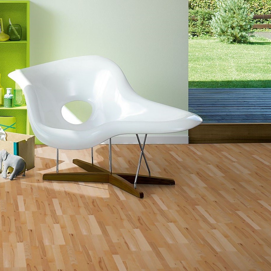 PARADOR Parkett Buche Rustikal Schiffsboden 3-Stab lackiert | Markenaktion | 26 m²-4014809103462