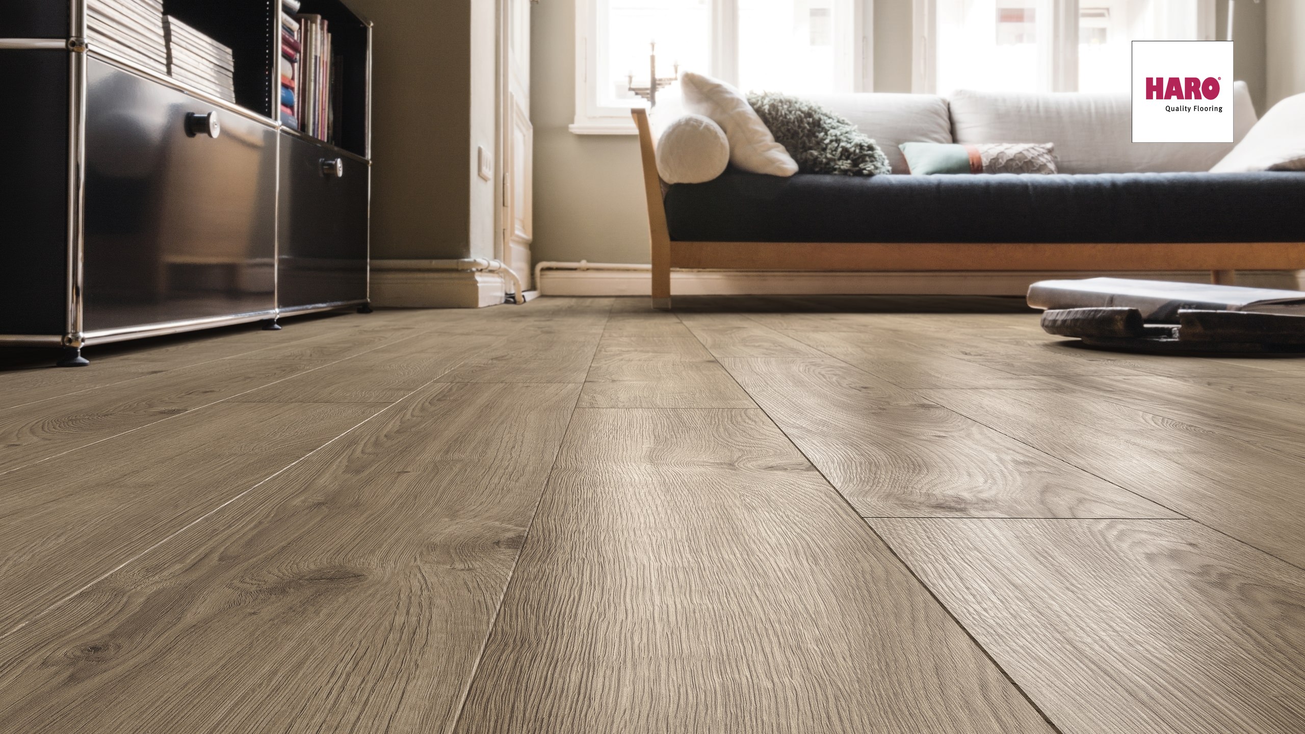 HARO Korkboden Arteo XL 4V Eiche Portland dunkelgrau Permadur | Corkett | 2. Wahl | 11 m²-4018427427283