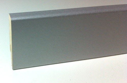 Bauhaus Sockelleiste SL 60 Aluminium Silber 18 x 60 x 2600 mm-