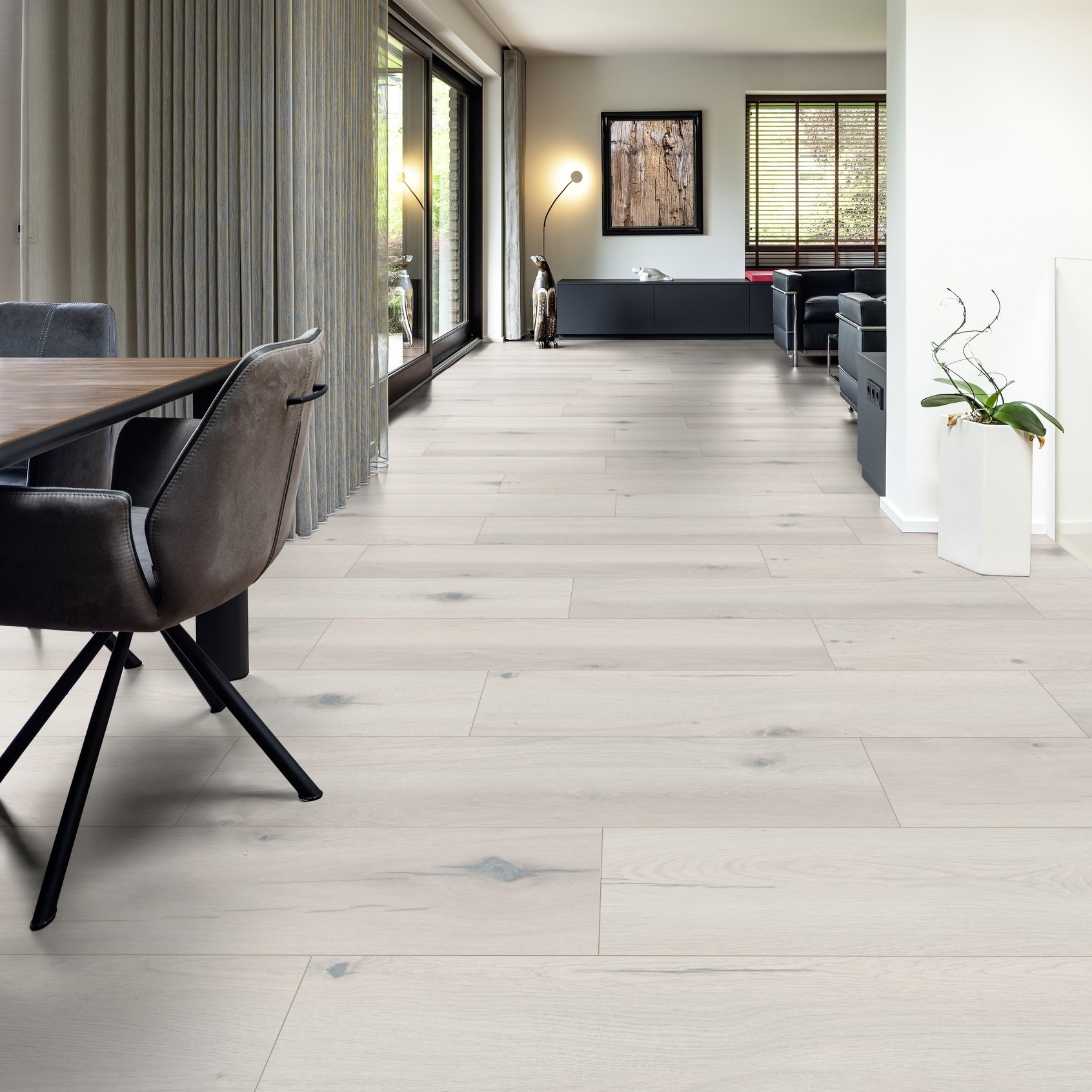 TER HÜRNE Laminat Eiche alabaster Schlossdiele 4-seitige V-Fuge G07 | Trend Line-4012853148637 guenstig bei bodenverkauf.de kaufen TER HÜRNE Laminat Eiche alabaster Schlossdiele 4-seitige V-Fuge G07 | Trend Line-4012853148637