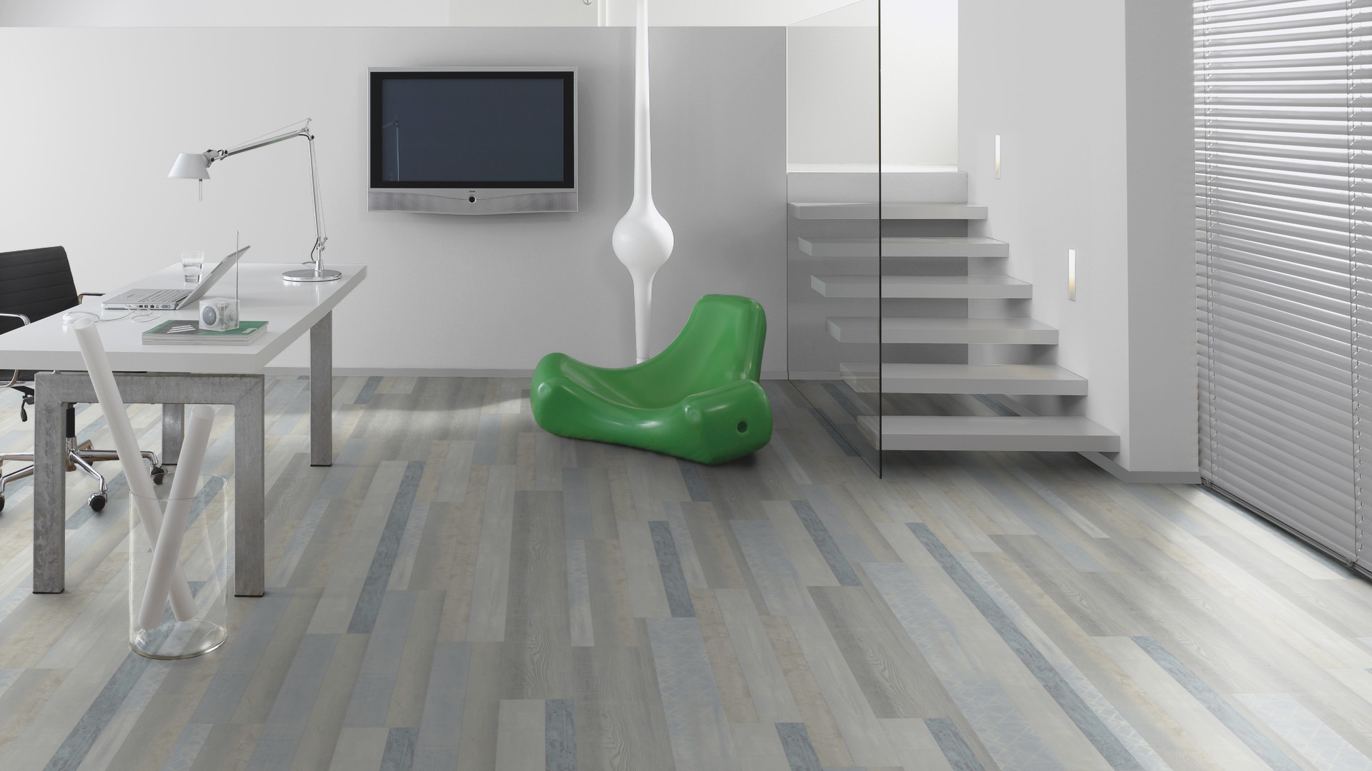 TER HÜRNE Design-Vinylboden Eiche Vancouver grau Mehrstab F06 | Pure Choice Compact | 8 m²-4012853128516