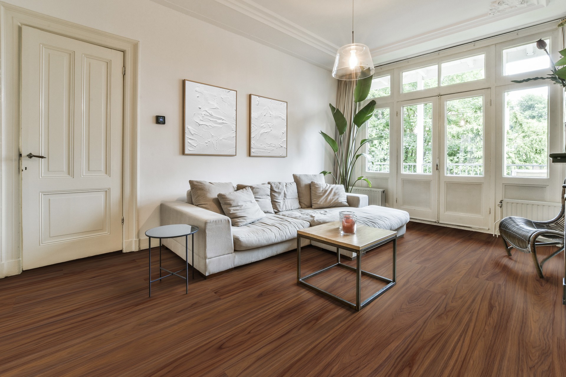 TER HÜRNE Design-Vinylboden Nussbaum Dubai Lange Landhausdiele D12 | Grand Choice Perform-4012853152184