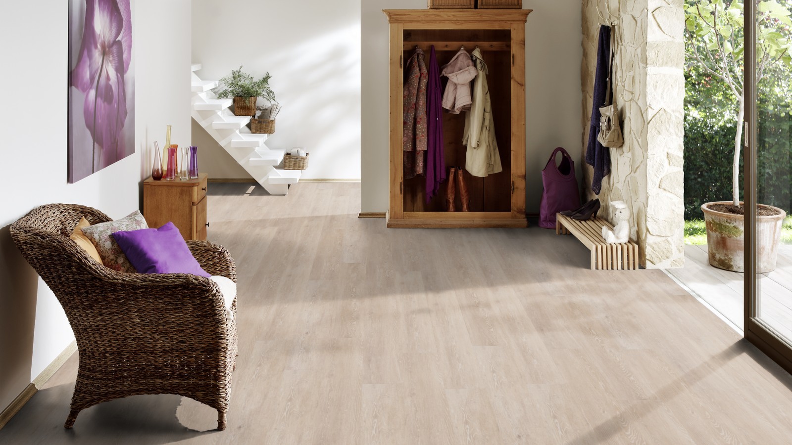 TER HÜRNE Vinyl Eiche Vigborg beige Landhausdiele | 15 m²-4012853127090 guenstig bei bodenverkauf.de kaufen TER HÜRNE Vinyl Eiche Vigborg beige Landhausdiele | 15 m²-4012853127090