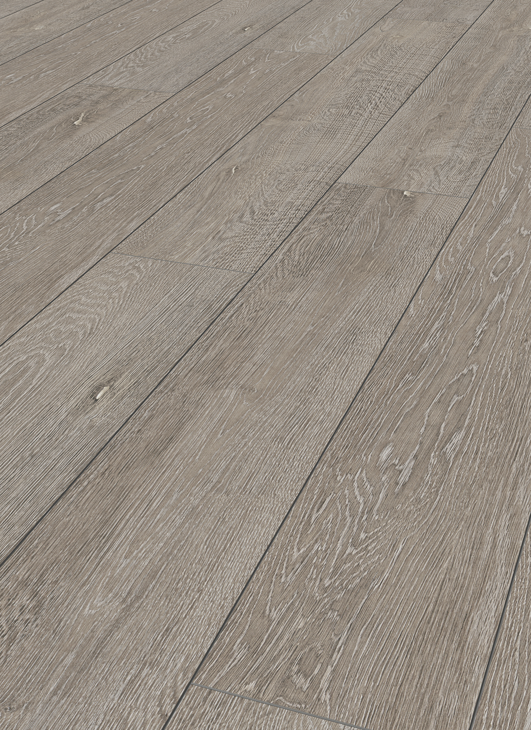 TER HÜRNE Laminat Eiche kieselgrau Landhausdiele 4-seitige V-Fuge | City Line | 4,5 m²-4012853120763