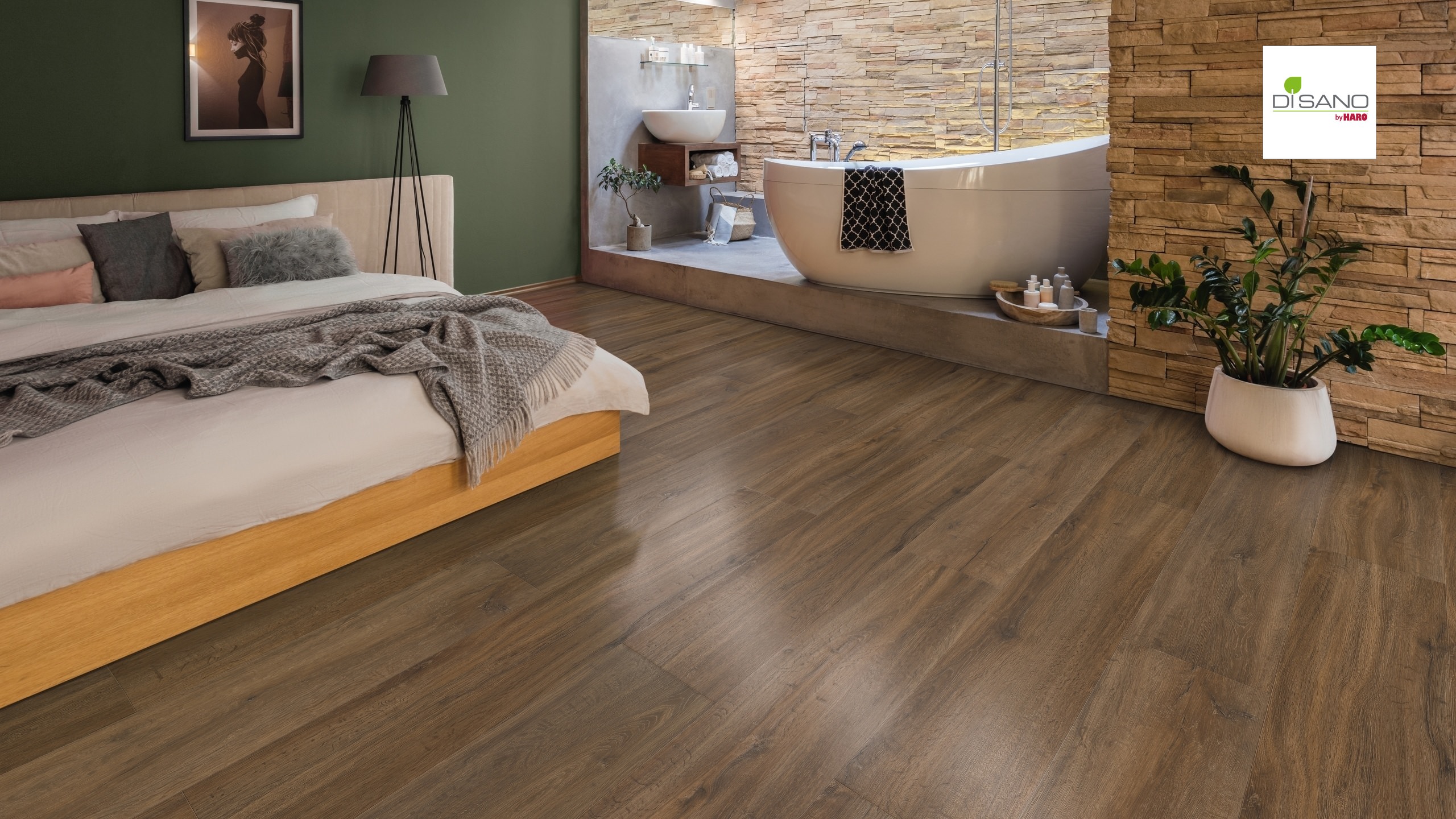 HARO Designboden 4VM Wildeiche strukturiert | DISANO Saphir | 2. Wahl-4018427424718