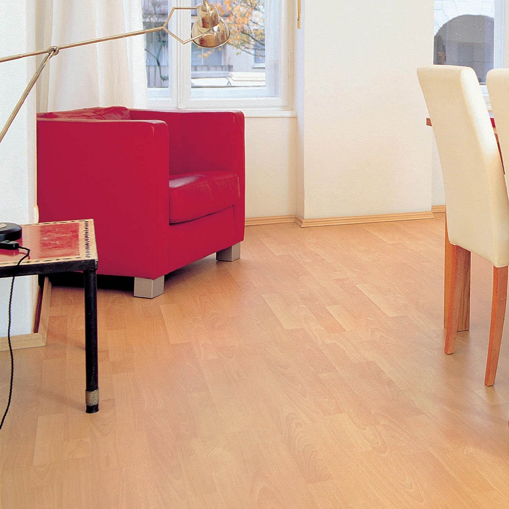 MEISTER Laminat Buche 201 Schiffsboden 3-Stab | Twin-Clic | 16 m²-4011138975562