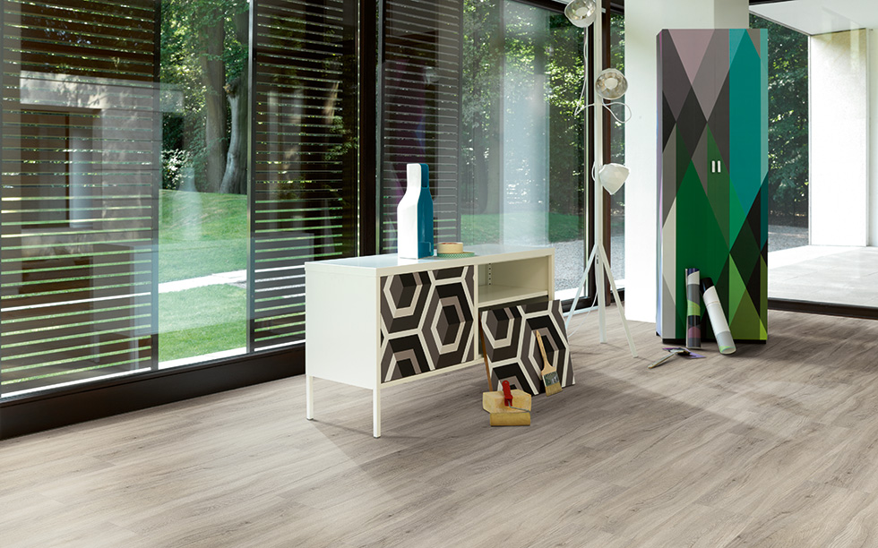PARADOR Vinylboden Eiche pastellgrau Landhausdiele Holzstruktur | Basic 30 | 14 m²-4014809160298