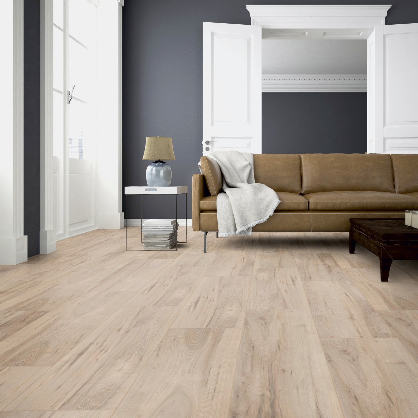 TER HÜRNE Laminat Ulme Coffee Bar Landhausdiele breit 4-seitige V-Fuge G03 | Trend Line-4012853133169